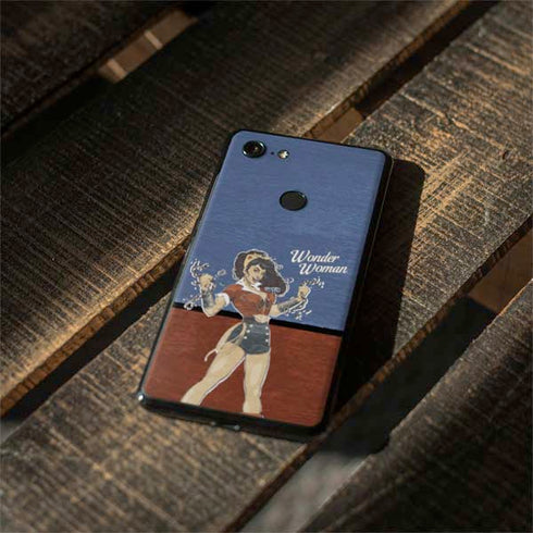 DC Comics Bombshells Wonder Woman Bombshell Google Pixel 3 XL Skin
